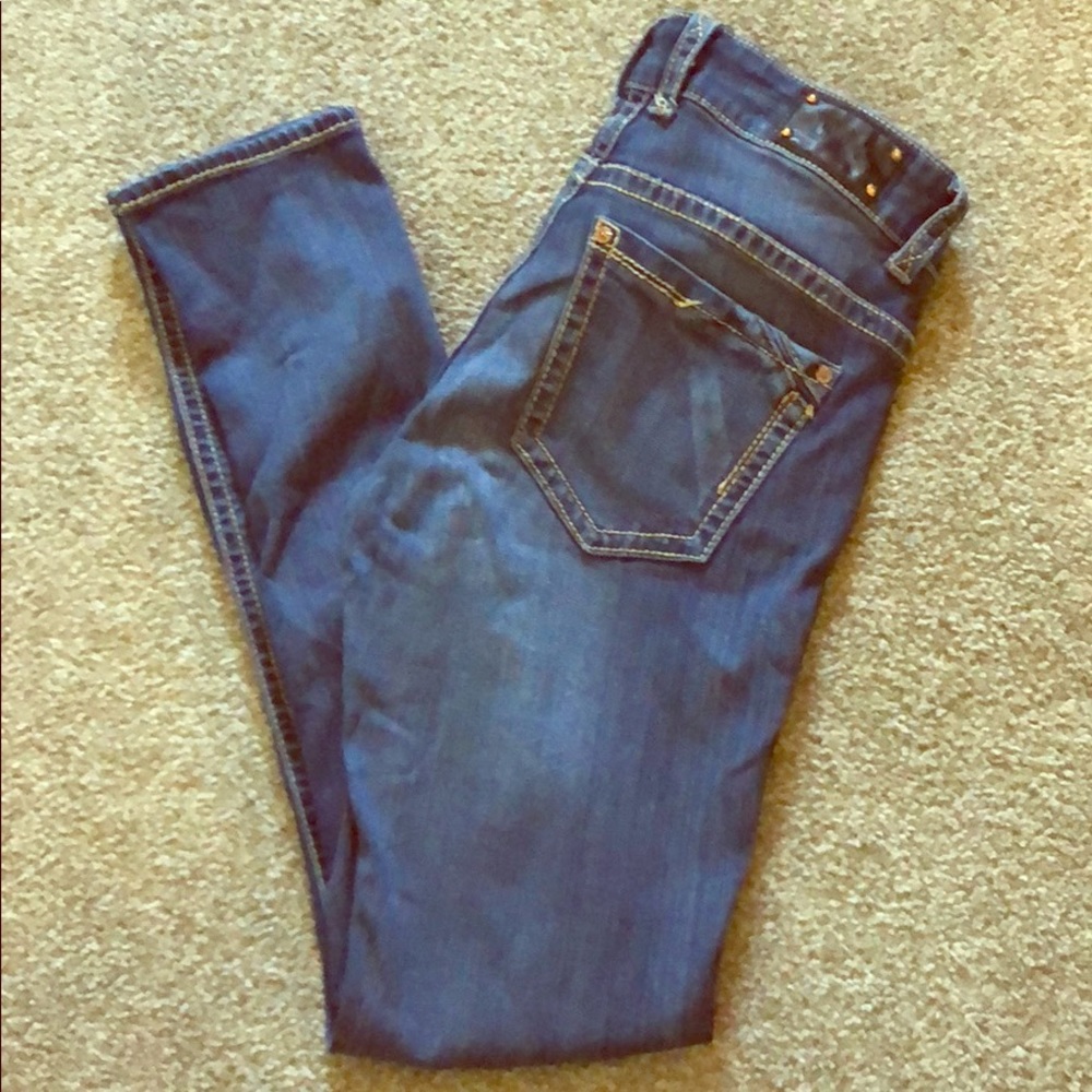 Buckle Black Womens Skinny Jeans